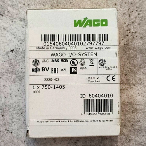 Wago system 750 - wago, 750-1405