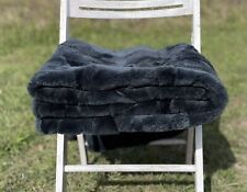 Merino Lammfelldecke ca. 200x160 cm Schaffelldecke Felldecke Auflage skin pelz