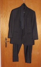 Herren Anzug mit Krawatte - anthrazit - Westbury/ C&A - reine Schurwolle -Gr. 26