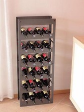 Design Weinregal für 24 Flaschen aus Metall in 8 Farben