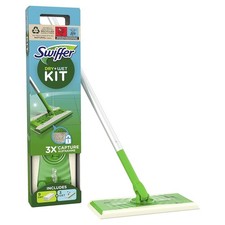 Swiffer Staubwischer Systemstarter Kit Bodenstab 8 Trocken- & 3 Feuchttücher