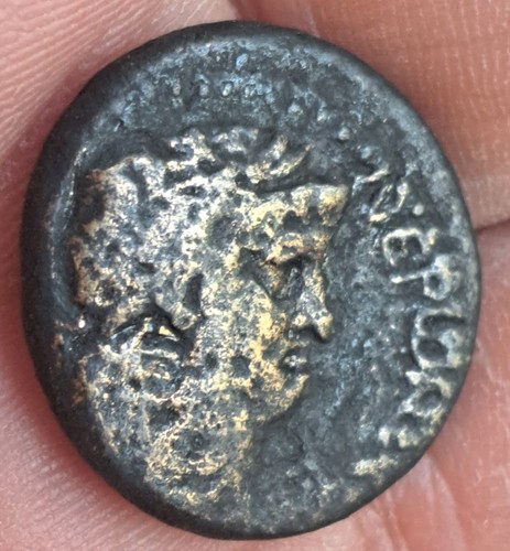 Roman nero coin ad - nero,