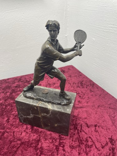 Bronze skulptur tennisspieler - bronze,