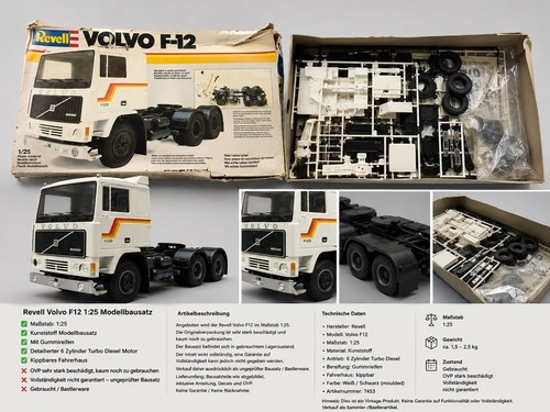 Revell volvo f12 1 25 - volvo,