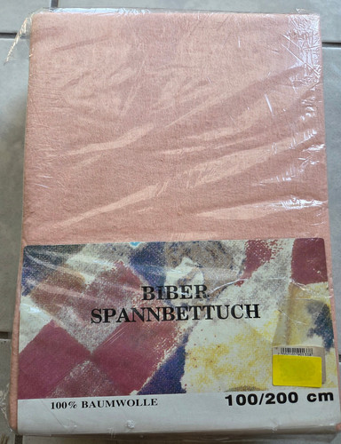 Biber spannbetttuch rosa - ,