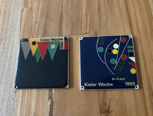 Plakette kieler woche - plakette, woche“