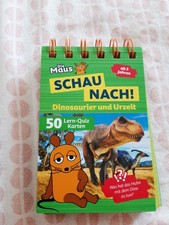 Die Maus Quiz Block Über Dinosaurier Lern Quiz Für Kinder Dinos
