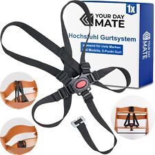 Hochstuhl Schrittgurt Holzbügel Sitz passend für Hauck Stokke Tripp Trapp Gurt