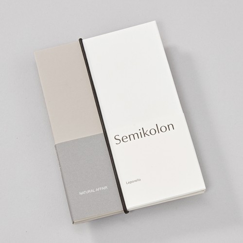 Semikolon leporello natural - leporello,