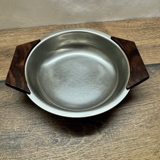 Vintage edelstahl schale mit - vintage,