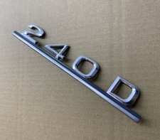 Mercedes W115 Diesel 240D 240 D Typschild Emblem Schriftzug Heck 1158170715