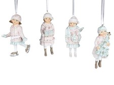 Deko-Anhänger Nostalgie-Winterkinder 11cm Christbaumschmuck sort. Formano