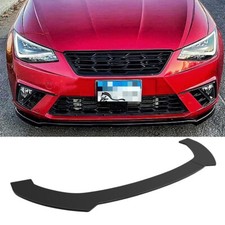 Glänzend Schwarz Spoilerschwert Frontlippe Frontansatz Front Für Seat Ibiza 6L