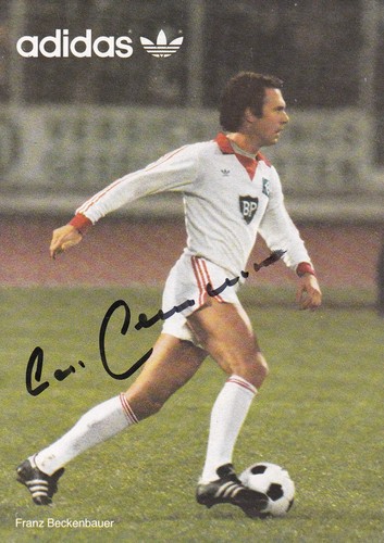 Autogramm franz beckenbauer - autogramm,