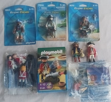 Playmobil Piraten / Soldaten Rotröcke Figuren Set + Bonusfigur