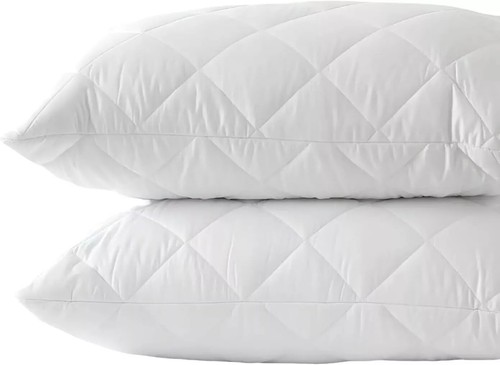 Luxus gesteppte kissen 2er - luxus,
