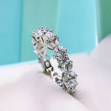Trauring Band 2 Kt Marquise