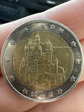 2 Euro Münze 2012 Bayern Schloss Neuschwanstein, Prägung D