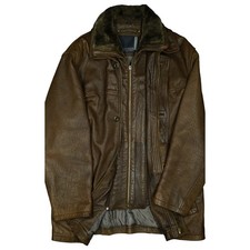 Werther leder jacke braun - l,