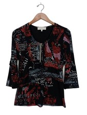 JOACHIM BOSSE Longsleeve Damen Shirt Gr. DE 38 schwarz Casual-Look