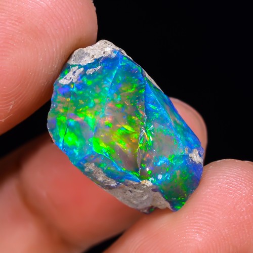 Schwarzer äthiopischer opal - schwarzer,