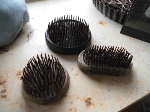 Vintage 3er set blumenigel - vintage, /