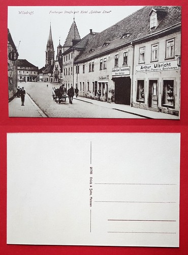 Wilsdruff um 1910 - wilsdruff, in