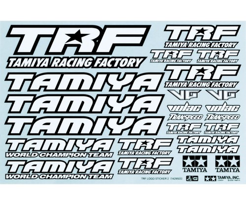 Tamiya sticker set - sticker-set, trf