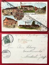Litho AK BROME bei Gifhorn 1901 Ziegelei F. Schaefer, Brauerei, Post RAR ( 98062