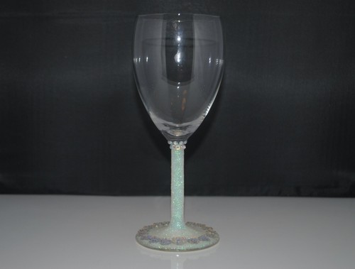 Glitzer stiel mit strass - stiel,