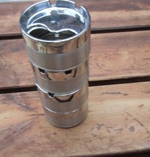 4 x Stapelaschenbecher ~ Fa. Erhard. Drehbare Deckel ~ Aschenbecher. Germany