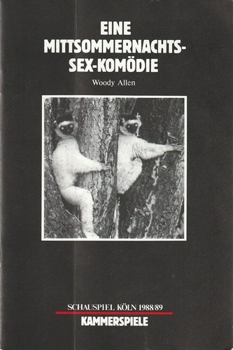 Programmheft woody allen eine - programmheft,