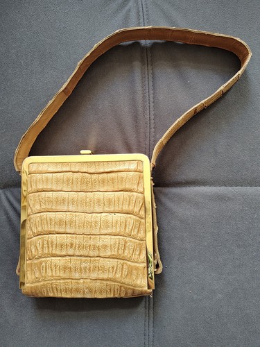 Kroko handtasche vintage - handtasche,