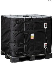 Ibc 600l mantelheizung - mantelheizung, schwarz