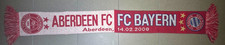 Aberdeen FC vs FC Bayern München Schal / CL 2008 /