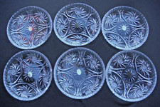 6 Kristall-teller Bleikristall