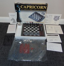 Vintage Systema Capricorn Krypton elektronischer Schachcomputer sehr guter Zustand verpackt funktioniert