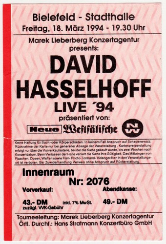 Hasselhoff david 1994 - -,