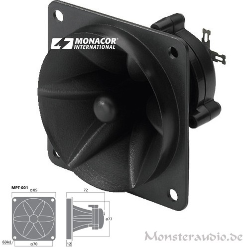 Monacor mpt 001 225 - monacor, mpt-001
