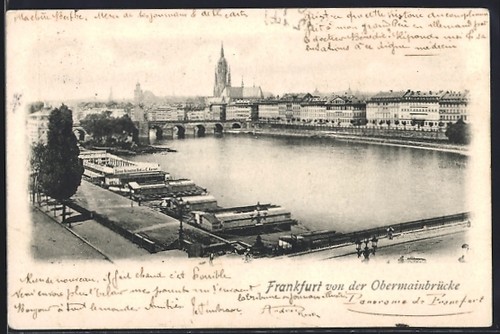 Ansichtskarte frankfurt - ansichtskarte,