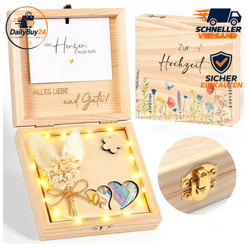 Geschenkbox holz geldgeschenk - geschenkbox,
