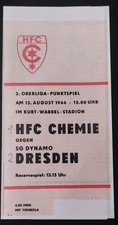 Fußballprogramm HFC Chemie-