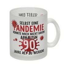 Witziger Glas Tasse für den