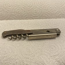 Kellnermesser aus Metall mit Flaschenöffner, Folienschneider und Korkenzieher