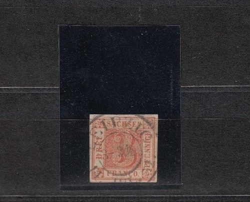 Sachsen 1850 sachsendreier - sachsendreier, 1a