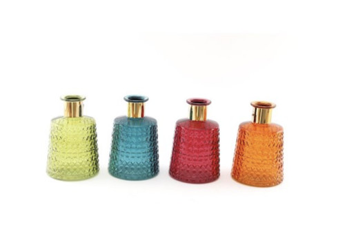 Farbige glas flaschenvase - farbige,