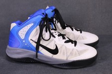 NIKE Zoom Hyperenforcer Damen Sneaker Gr. 38,5 blau weiß grau Mid-Top SB618 