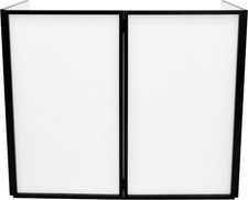 Omnitronic MD-1 DJ Booth Cover Sichtschutz Mobile DJ Stand XL Flexibel Blende