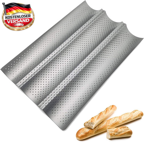 Backblech für baguette mit - backblech,