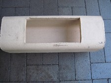 Schamotterohr 12x12cm Lichte 50cm Länge mit ausgeschnittener Reinigung Öffnung